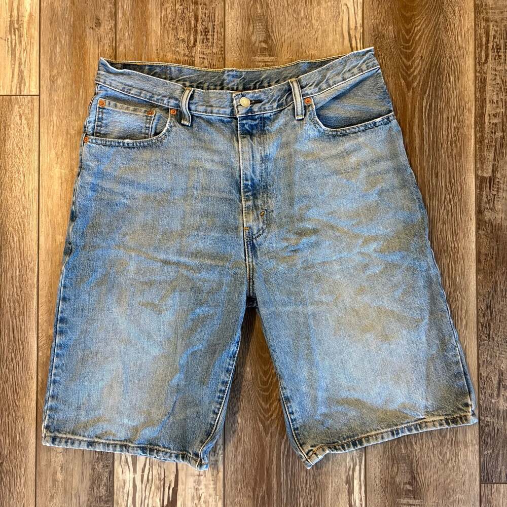 Levi’s 569 Loose Straight Denim Jorts Men’s 36 Blue Shorts